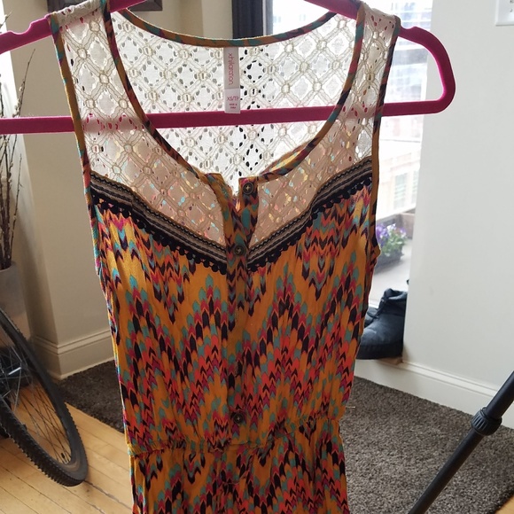 *💛 $ DROP*Gorg Aztec Print/Lace Knit Romper💛 - Picture 5 of 8